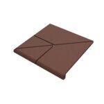 Ступень угловая Экоклинкер Natural Bordo