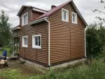 БЛОКХАУС Акриловый сайдинг | Премиум, Дуб светлый ВН-02 3100х320мм — изображение 3
