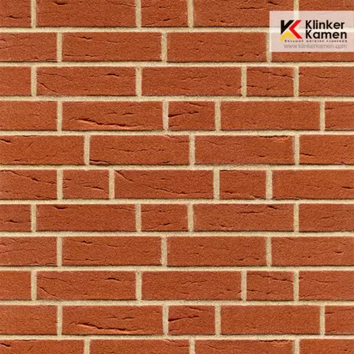 Клинкерный кирпич ABC Klinkergruppe Tecklenburg Rot Nuanciert Handform Besandet NF 240x115x71 мм