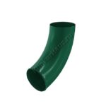 Колено сливное Aquasystem D90 мм, GreenCoat Pural BT, RAL 6005 (зеленый)