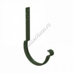 Крюк крепления желоба длинный (14 см) Aquasystem D125 мм, GreenCoat Pural BT, RR 11 (зеленый)