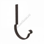 Крюк крепления желоба длинный (14 см) Aquasystem D150 мм, GreenCoat Pural BT matt, RR 32 (коричневый)