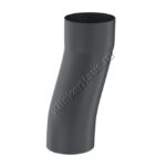 S-обвод Aquasystem D90 мм, GreenCoat Pural BT matt, RR 23 (серый)