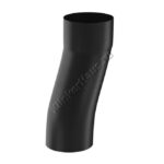 S-обвод Aquasystem D90 мм, GreenCoat Pural BT matt, RR 33 (черный)