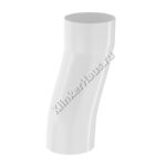 S-обвод Aquasystem D90 мм, GreenCoat Pural BT, RR 20 (белый)