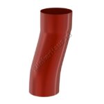 S-обвод Aquasystem D90 мм, GreenCoat Pural BT, RR 29 (красный)