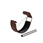 Соединитель желоба Aquasystem D150 мм, GreenCoat Pural BT, RAL 8017 (коричневый)