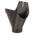 Воронка желоба Aquasystem D125 мм, GreenCoat Pural BT matt, RR 32 (коричневый)