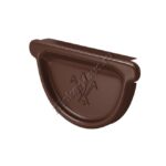Заглушка Aquasystem D125 мм, GreenCoat Pural BT, RAL 8017 (коричневый)